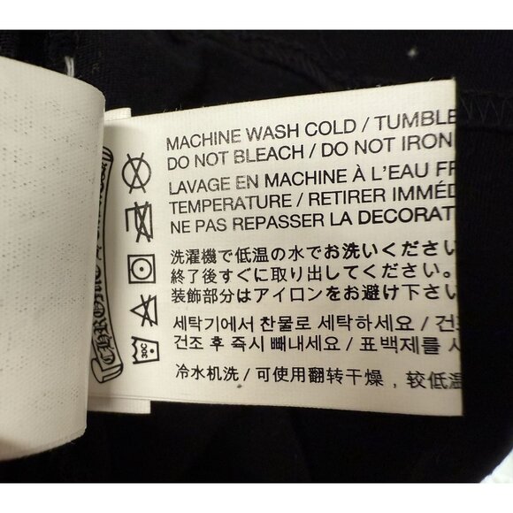 Chrome Hearts Long Sleeve Black T-Shirt With Pocket & Gothic Lettering Californi - Picture 12 of 15